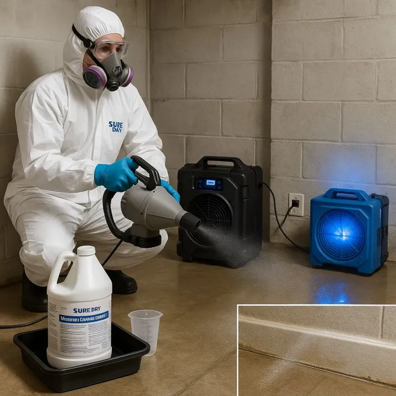 Sanitization and Odor Removal process in Farmville, VA