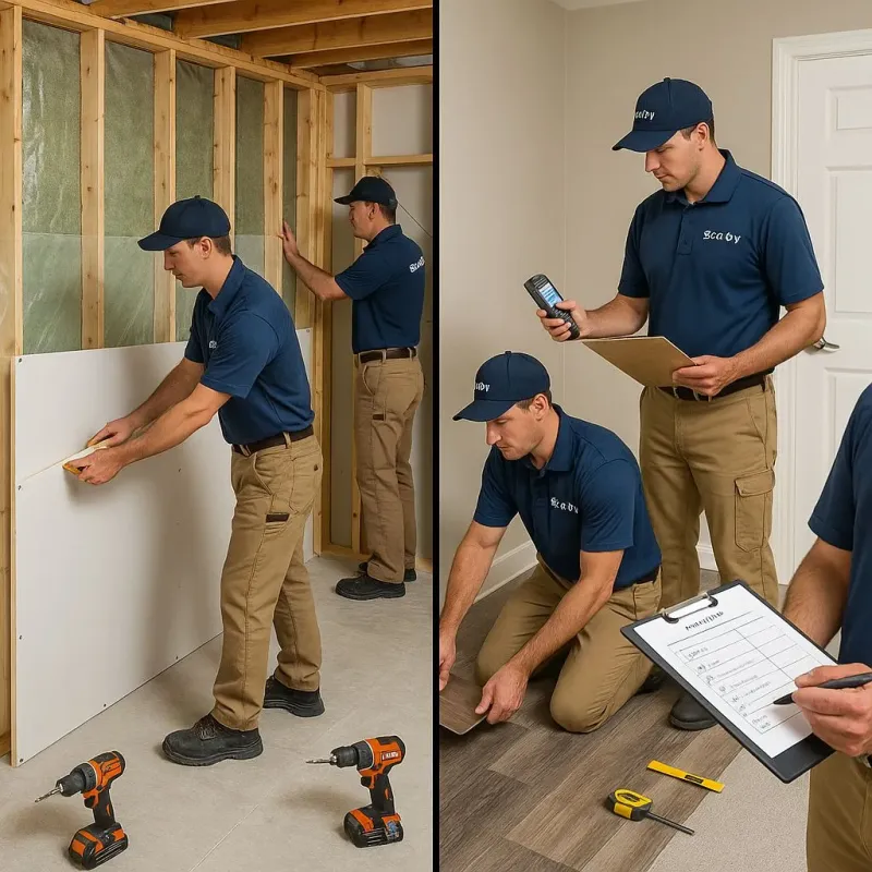 Repairs and Reconstruction process in Farmville, VA